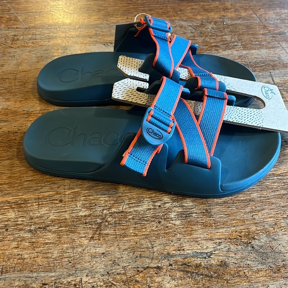 Chaco Chillos Slide Outskirt Cobalt Men’s Sizes 14 & 15 NWT - Picture 4 of 5